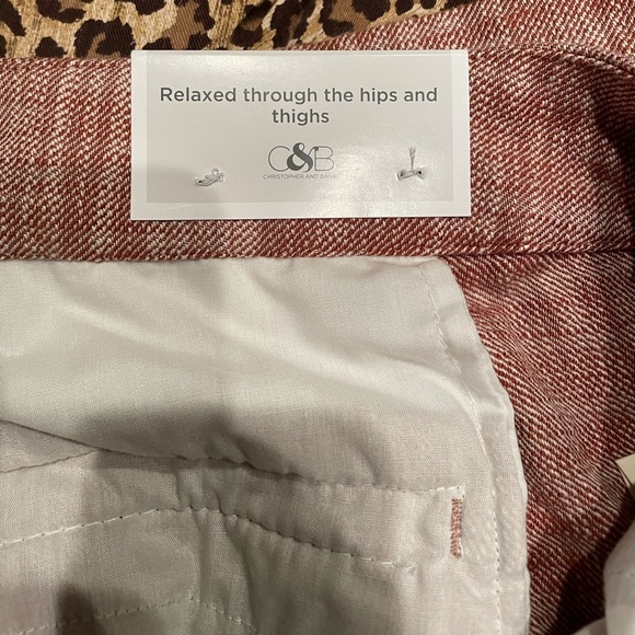 NWT Christopher & Banks 24W Relax Fit Hi Rise Pant - Picture 4 of 5